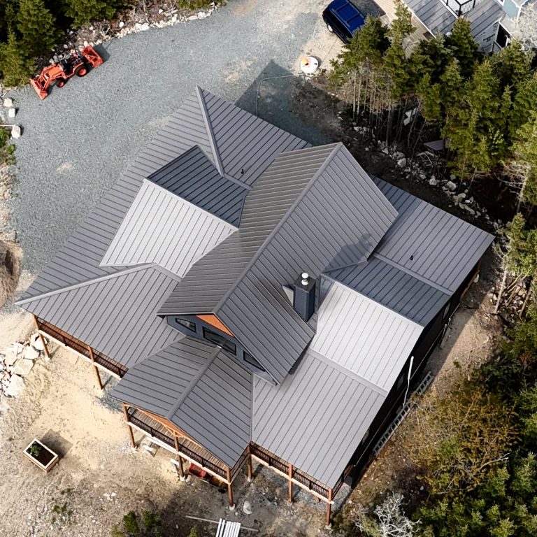 Metal roofing project